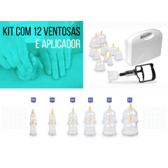 Kit Aplicação Ventosas Luxo com 12 Pecas Estek